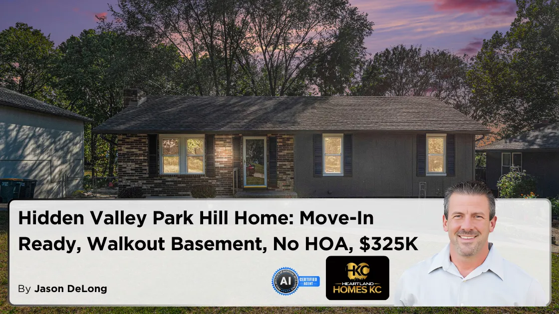 Hidden Valley Park Hill Home: Move-In Ready, Walkout Basement, No HOA, $325K