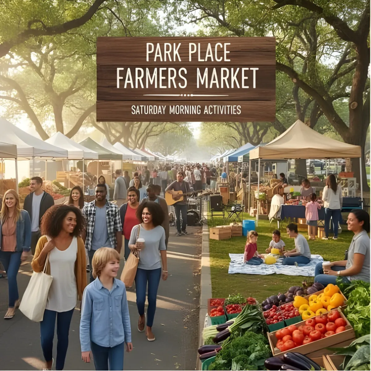 Saturday at Park Place: Leawood Farmers Market & Family-Friendly Events