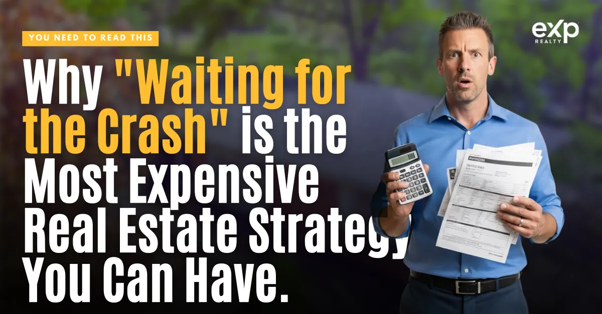Real estate professional explaining why waiting for a housing market crash can be the most expensive strategy for Kansas City homebuyers.