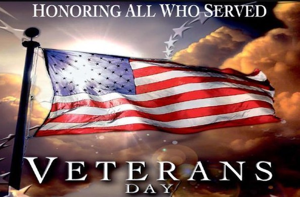 Honoring all our Veterans and heros on Veterans Day & every day.