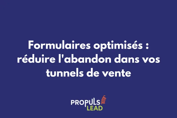 Formulaire de contact optimisé sur tunnel de vente avec champs simplifiés et bouton call-to-action attractif