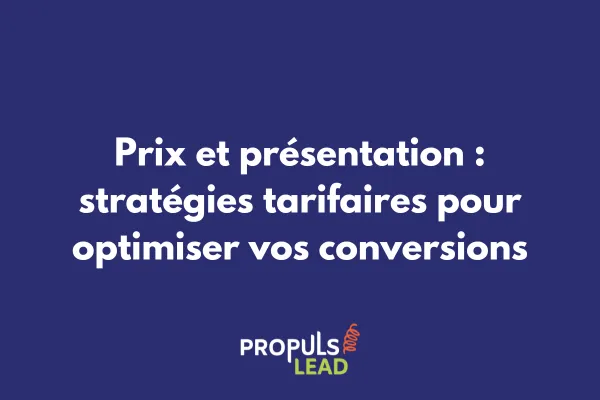 Stratégies de pricing et présentation des prix dans un tunnel de vente avec graphiques de conversion