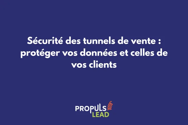 Écran d'ordinateur affichant un tunnel de vente sécurisé avec icônes de cadenas et certificat SSL