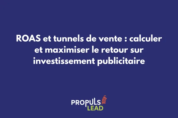 Dashboard analytics montrant le calcul du ROAS d'un tunnel de vente avec graphiques de performance