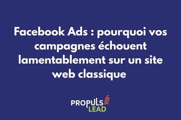 Comparaison des taux de conversion Facebook Ads : 1% sur site web vs 7% sur tunnel de vente