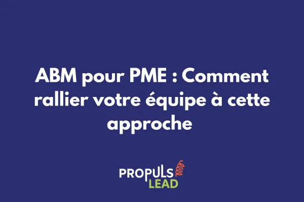 Équipe PME en réunion stratégique discutant de l'implémentation de l'ABM 