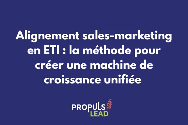 Équipes sales et marketing d'une ETI travaillant ensemble autour d'un dashboard ABM partagé 