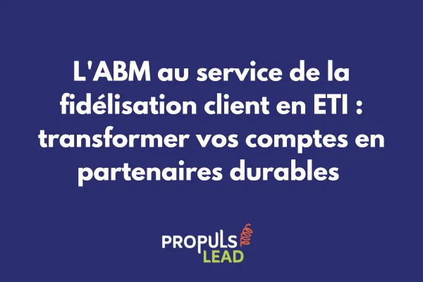 Graphique montrant l'évolution positive de la rétention client grâce à l'ABM en ETI 