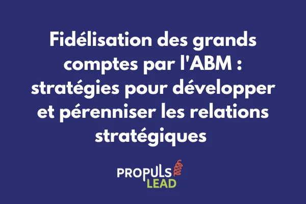 Dashboard montrant l'évolution positive de la satisfaction et du chiffre d'affaires sur les grands comptes grâce à l'ABM 