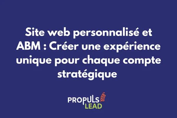 Interface de site web montrant la personnalisation dynamique du contenu selon le compte visiteur avec adaptation des messages et cas clients 