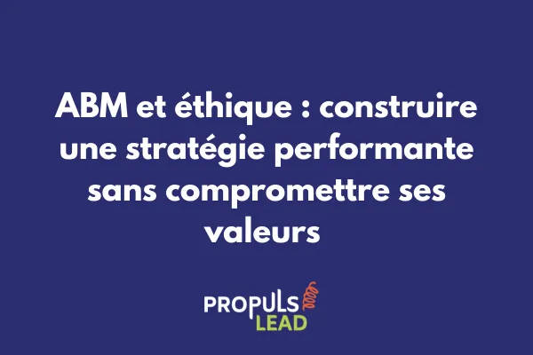 Balance équilibrant performance ABM et principes éthiques avec icônes de protection des données et transparence 