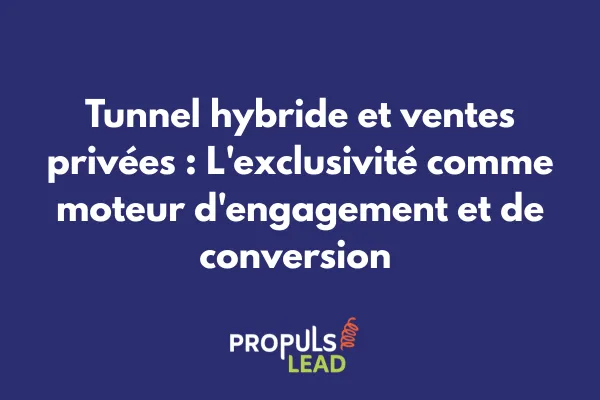 Illustration d'un parcours de vente privée combinant accès digital exclusif et événement physique VIP