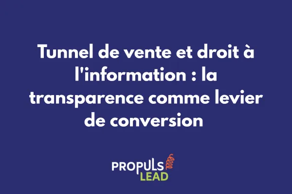 Interface de tunnel de vente avec informations produit détaillées, prix transparent et modalités clairement affichées respectant le droit à l'information