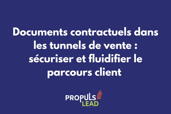 Interface de gestion documentaire intégrée dans un tunnel de vente avec workflow de validation et signature électronique