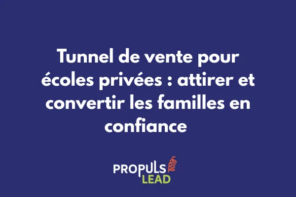 Interface de tunnel de vente pour école privée avec visite virtuelle 360°, calendrier de portes ouvertes et espace famille sécurisé