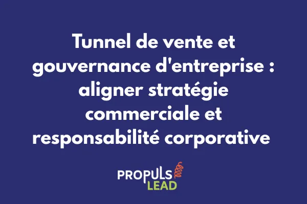Dashboard de tunnel de vente avec indicateurs ESG, organigramme de gouvernance et métriques de performance durable visibles