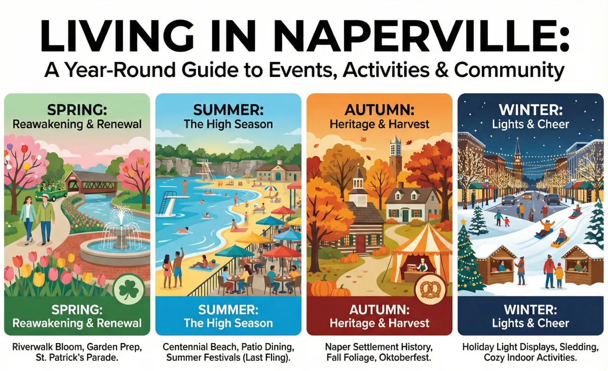 Living in Naperville: A Year Round Look at Events, Activities and Community Life