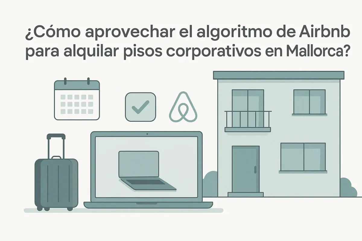 ¿Cómo aprovechar el algoritmo de Airbnb para alquilar pisos corporativo en Mallorca?