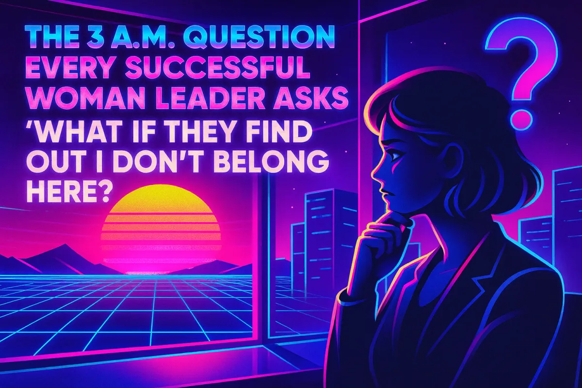 The 3 AM Question Every Successful Woman Leader Asks: "What If They Find Out I Don't Belong Here?