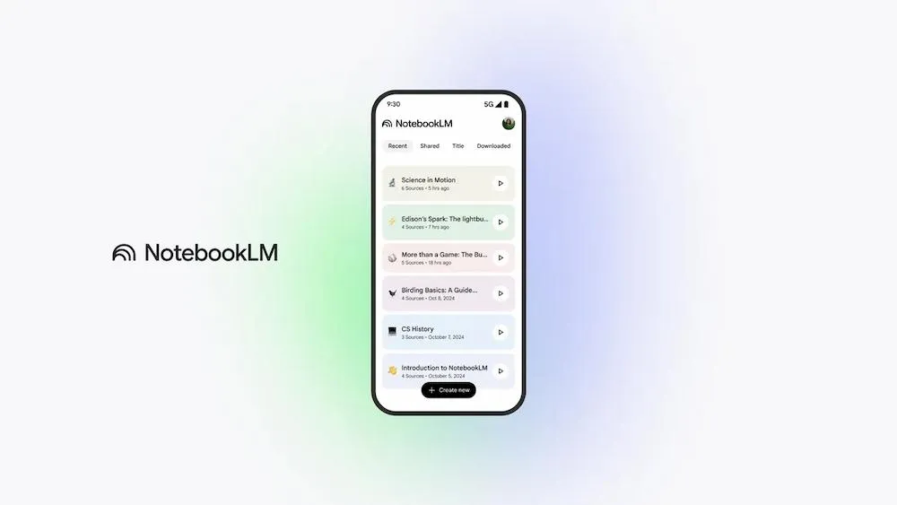 NotebookLM Mobile – AI-Zusammenfassungen jetzt auch unterwegs