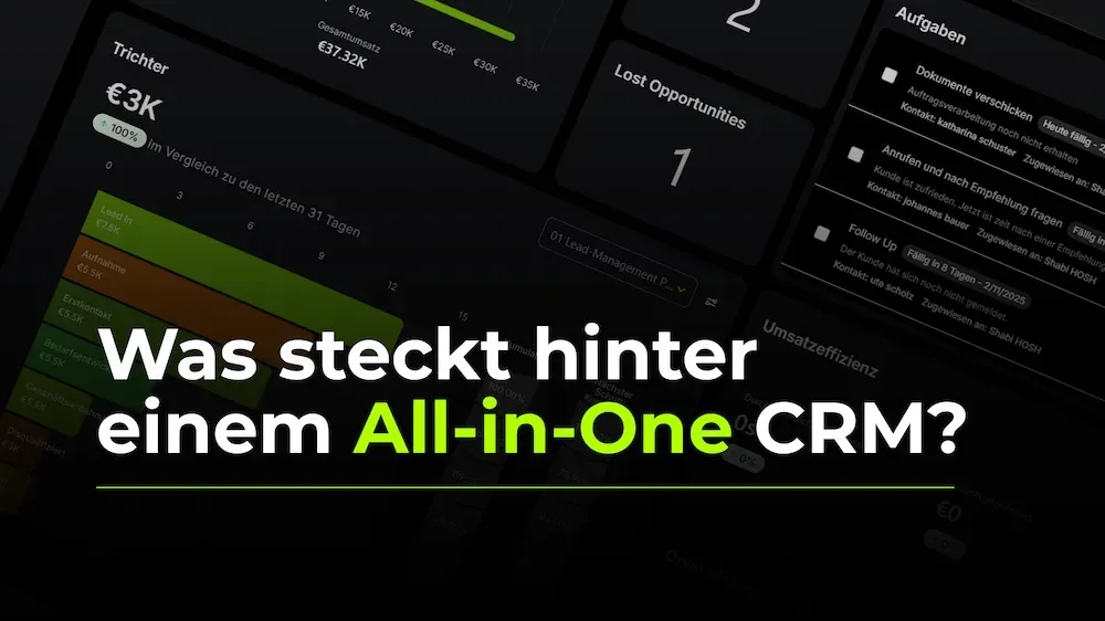 Was steckt hinter einem All-in-One CRM?