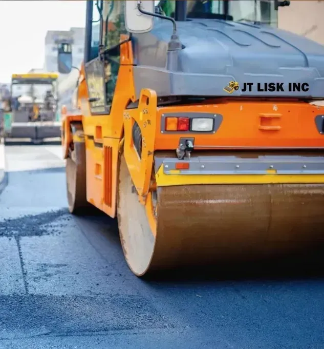 A paving contractor was doing professional asphalt services in Albemarle.