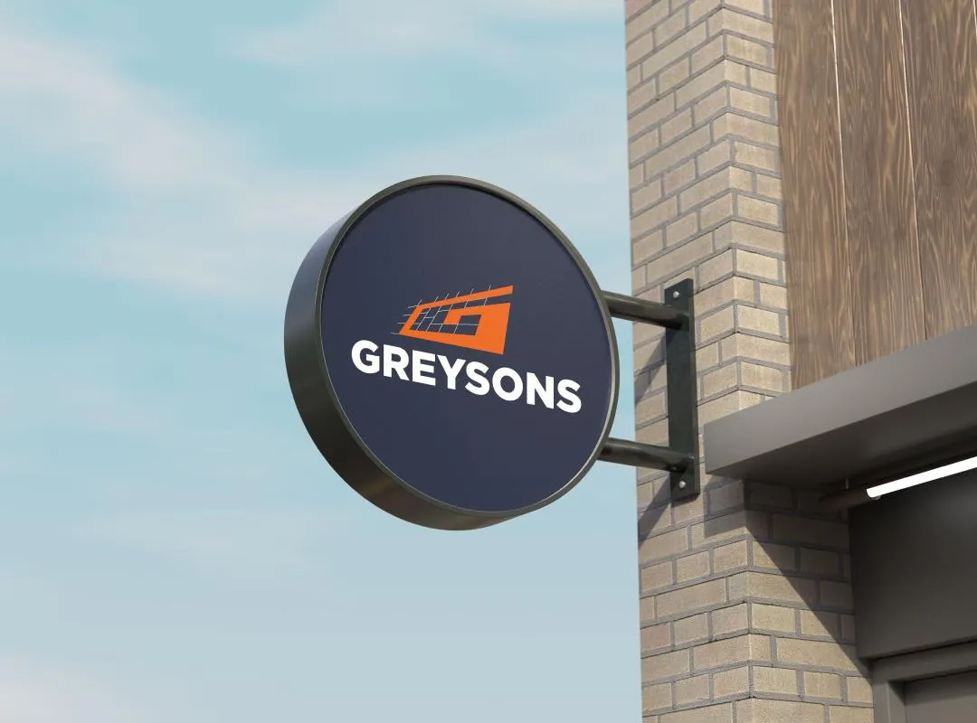 shop board of CORPORATE BRAND of ALUMINIUM designed by exter marketing