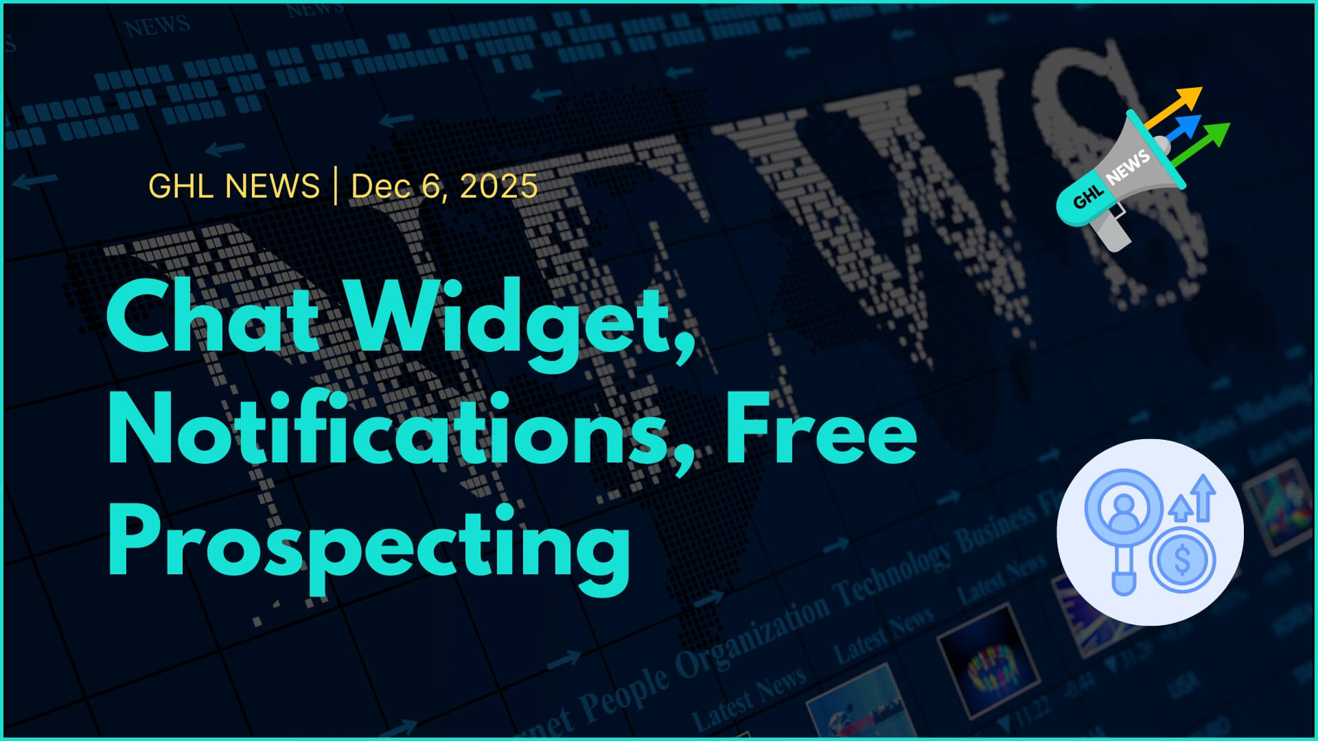 FB and IG In Chat Widget, Calendars, Bug Fixes | GHL NEWS 12-6-2029