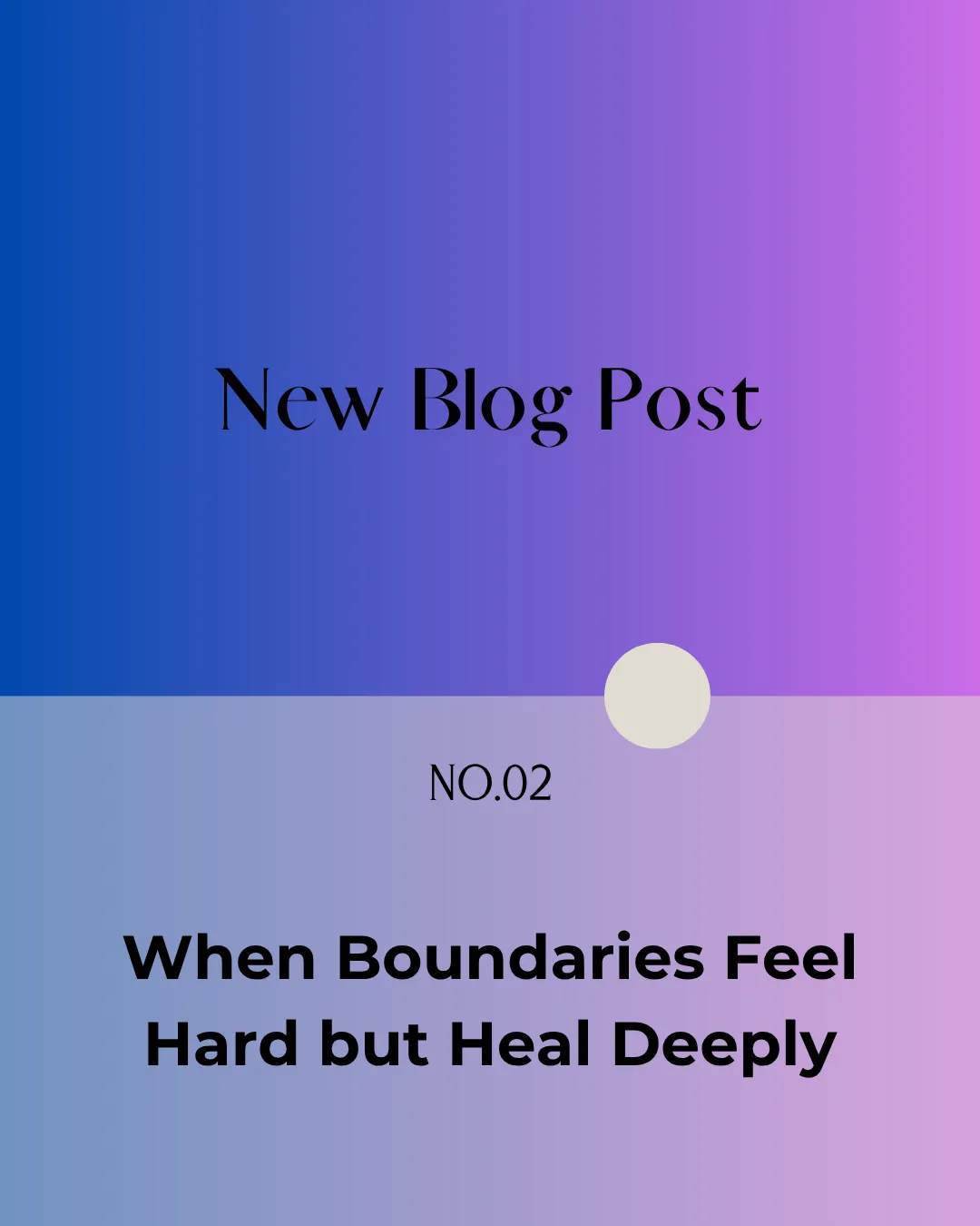 Boundaries