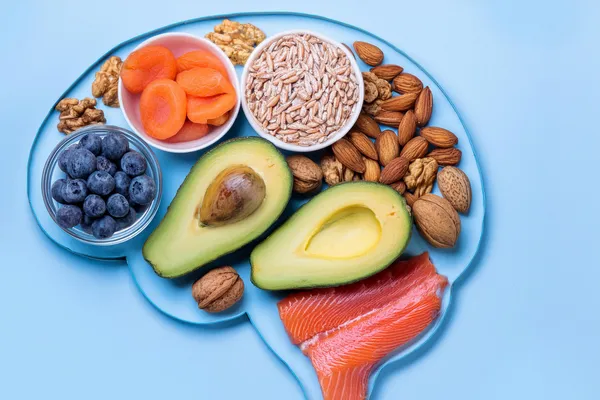 brain cut out with food inside
