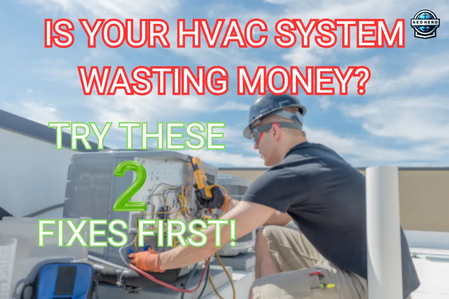 Is Your HVAC System Wasting Money? Try These 2 Fixes First!
