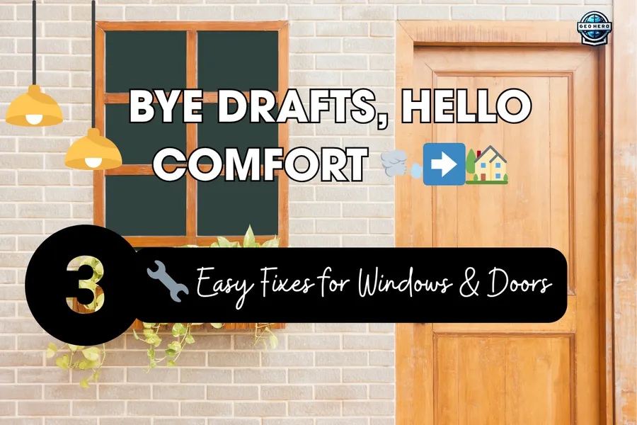 From Drafty to Draft-Free: 3 Must-Try Window & Door Fixes