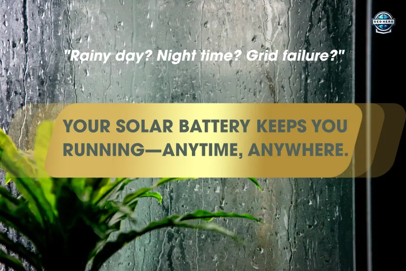 No Sun? No Problem. Solar Batteries Keep You Powered.