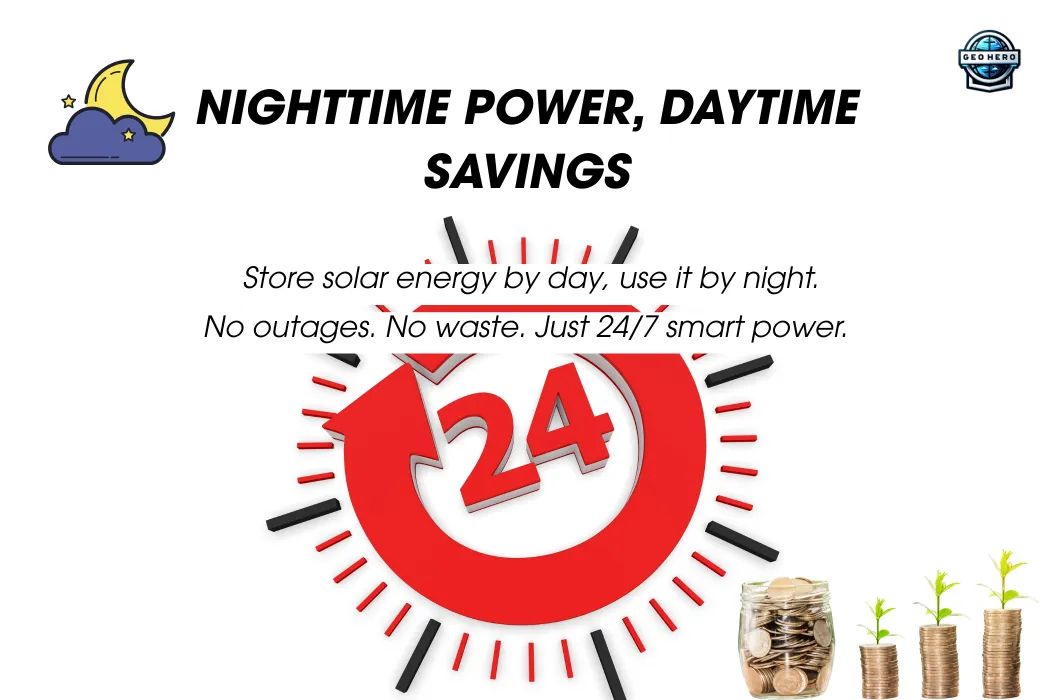 Nighttime Power, Daytime Savings – That’s Geo Hero Energy