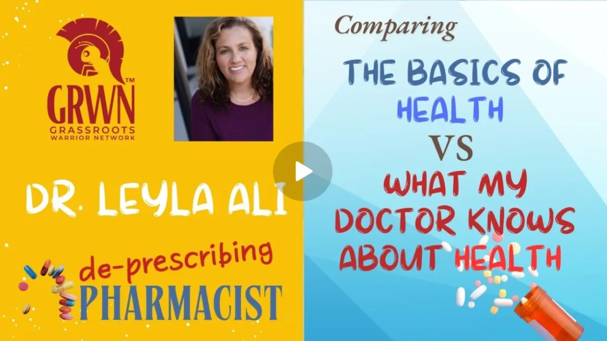 Grass Roots Warrior Network: The basics of health vs what my DOCTOR knows about health!