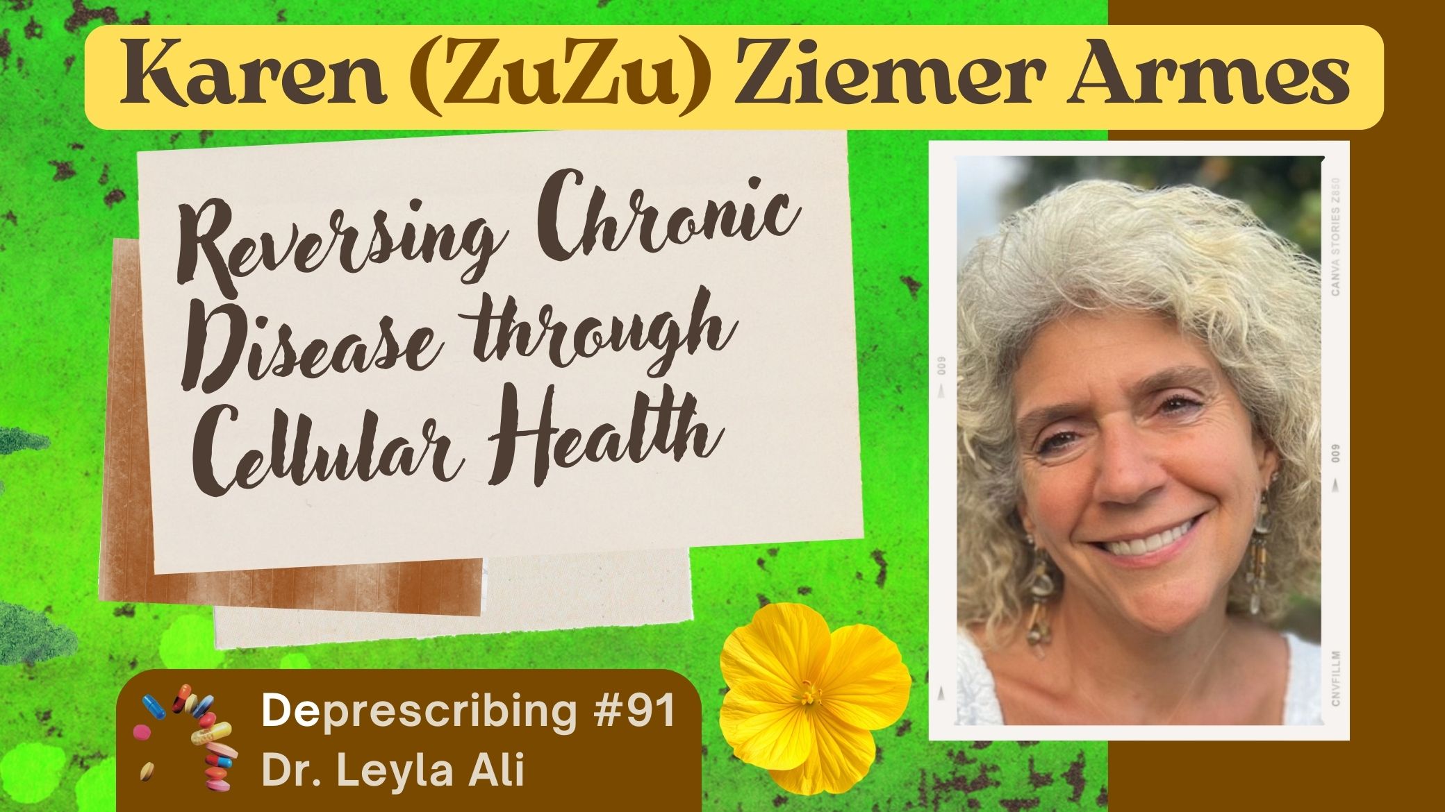 Deprescribing #91 Karen "ZuZu" Ziemer Armes, Reversing Chronic Disease through Cellular Health