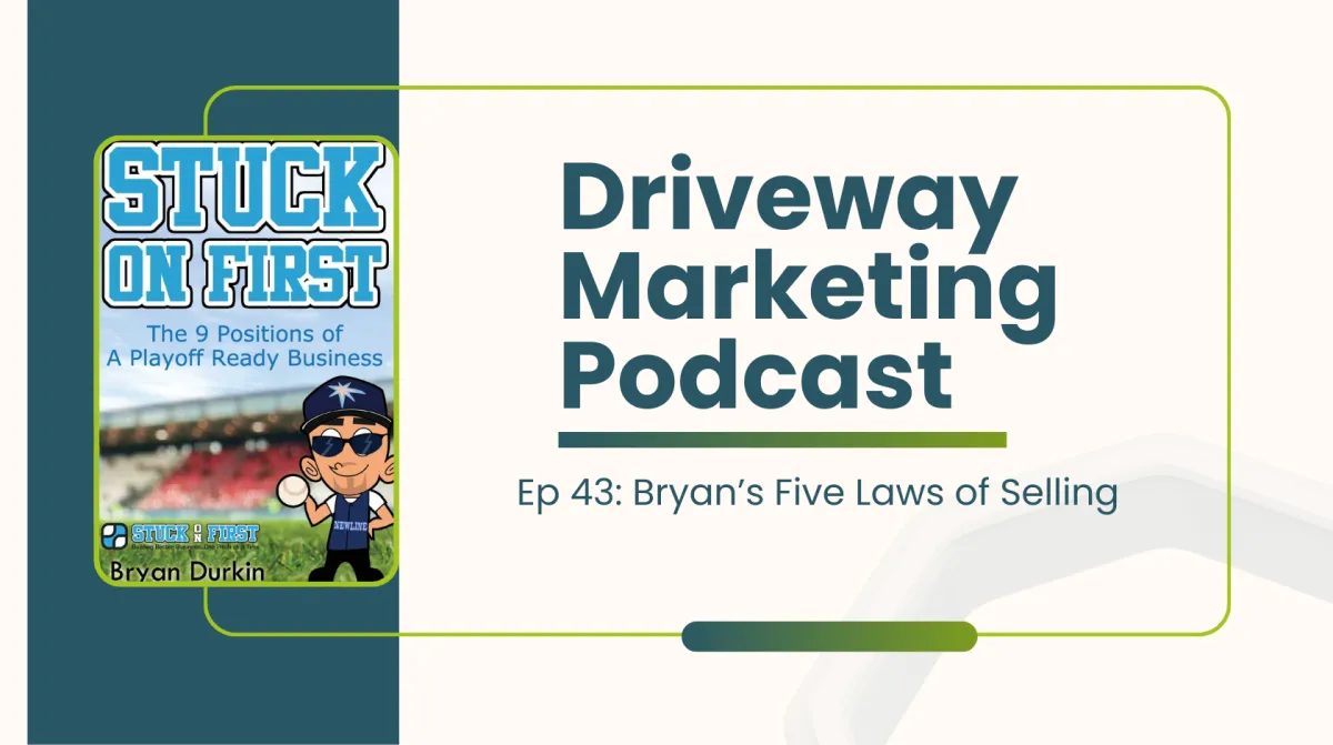 Driveway marketing podcast cover episode 43