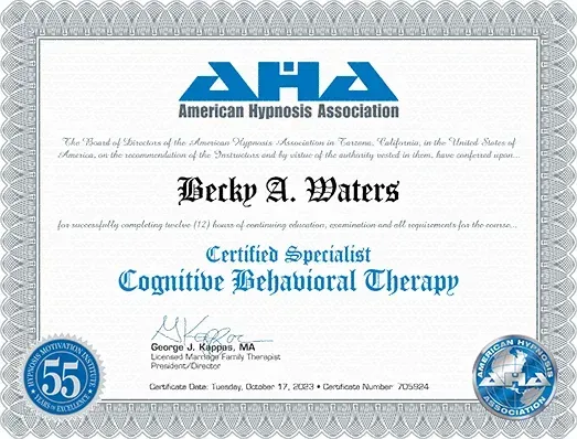 Cognitive Behavioral Therapy