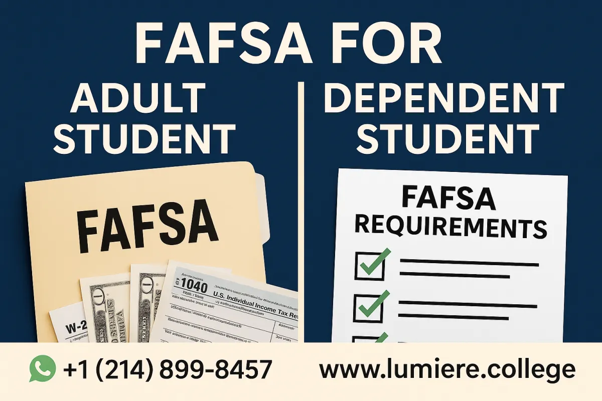 FAFSA for Adult Students vs. Dependent Students: What You Need to Know