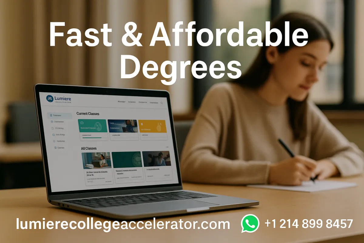 Fastest, Most Affordable Way to Earn an Accredited Degree Online