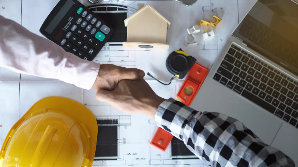 Image of the land being excavated for building.
