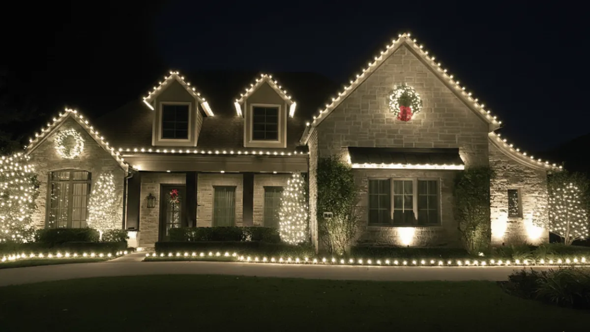 Stress free Christmas lights