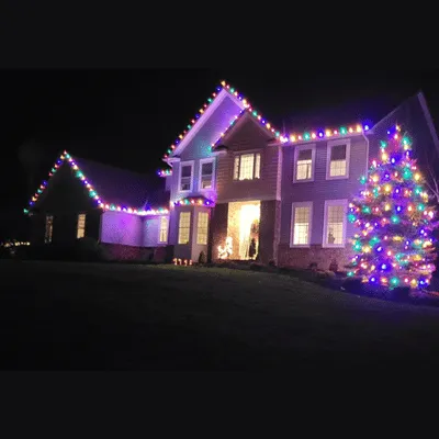 Christmas lights installation tips roof lighting