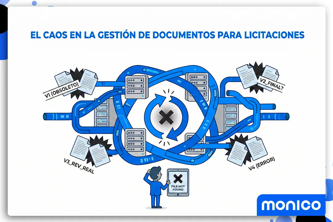 El Caos en la Gestión de Documentos para Licitaciones: Desorganización, Errores y Falta de Control de Versiones