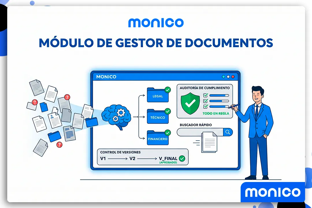 monico Módulo de Gestor de Documentos: Organiza, Clasifica y Garantiza el Cumplimiento con Facilidad