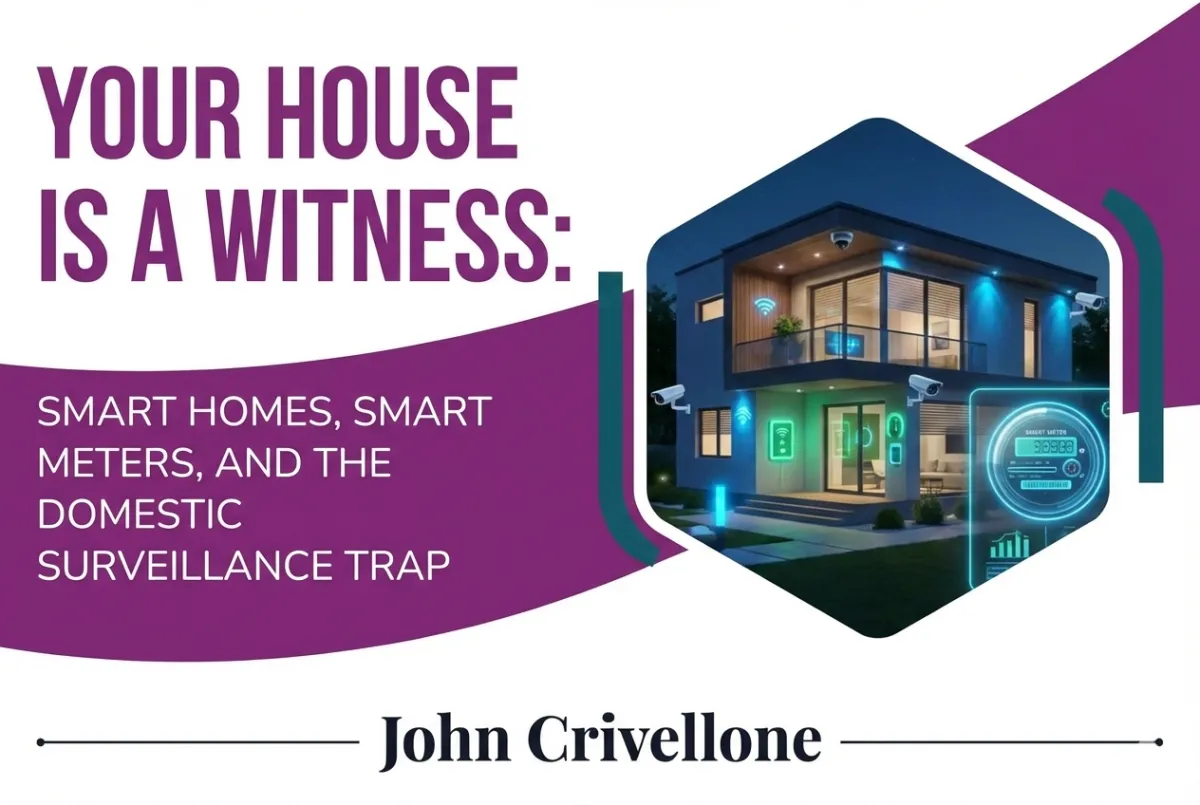 Your House Is a Witness: Smart Homes, Smart Meters, and the Domestic Surveillance Trap By Jack Crivalle