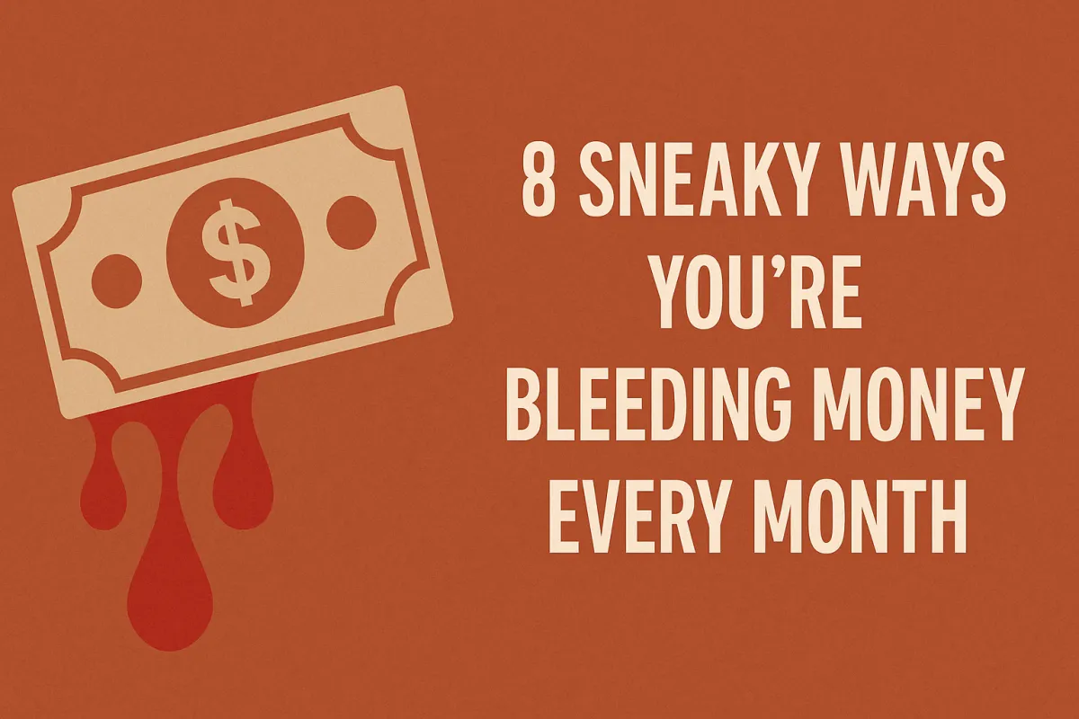 8 Sneaky Ways You’re Bleeding Money Every Month