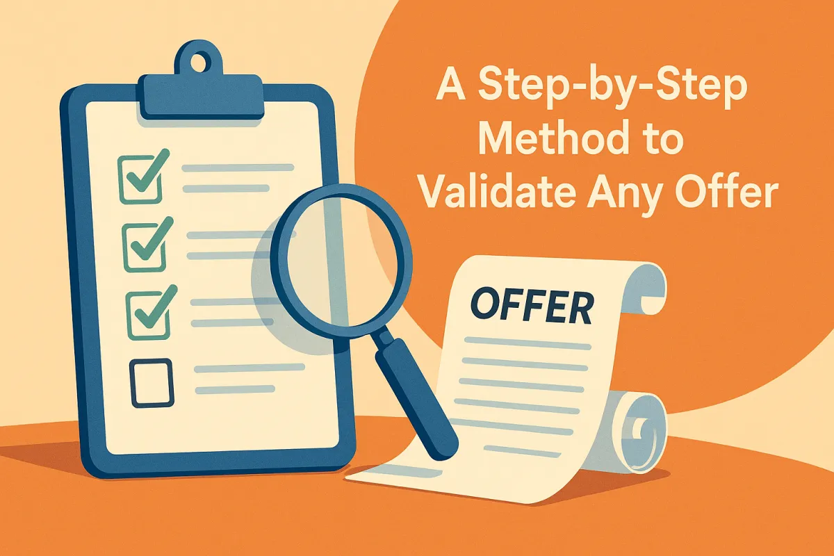 A Step-by-Step Method to Validate Any Offer