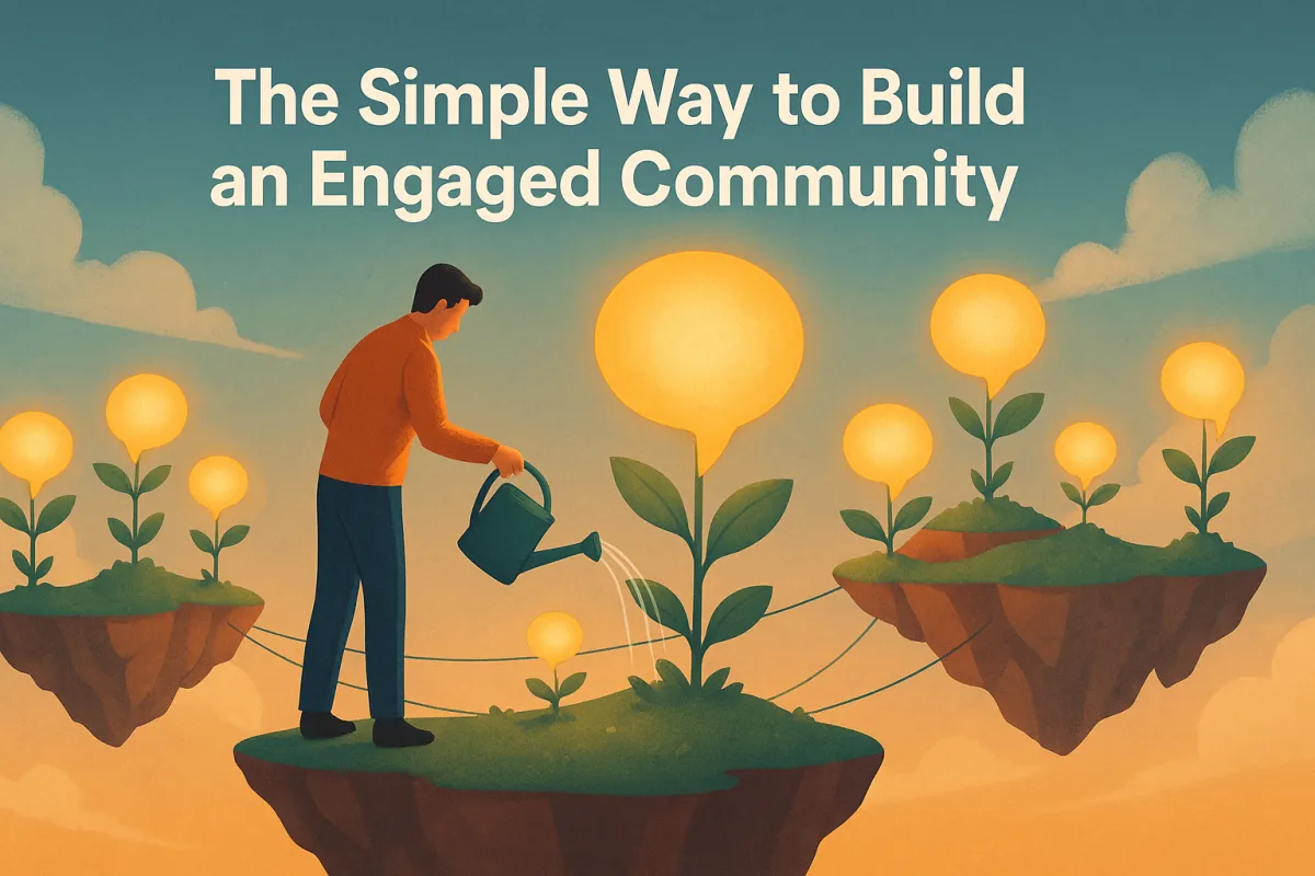 The Simple Way to Build an Engaged Community