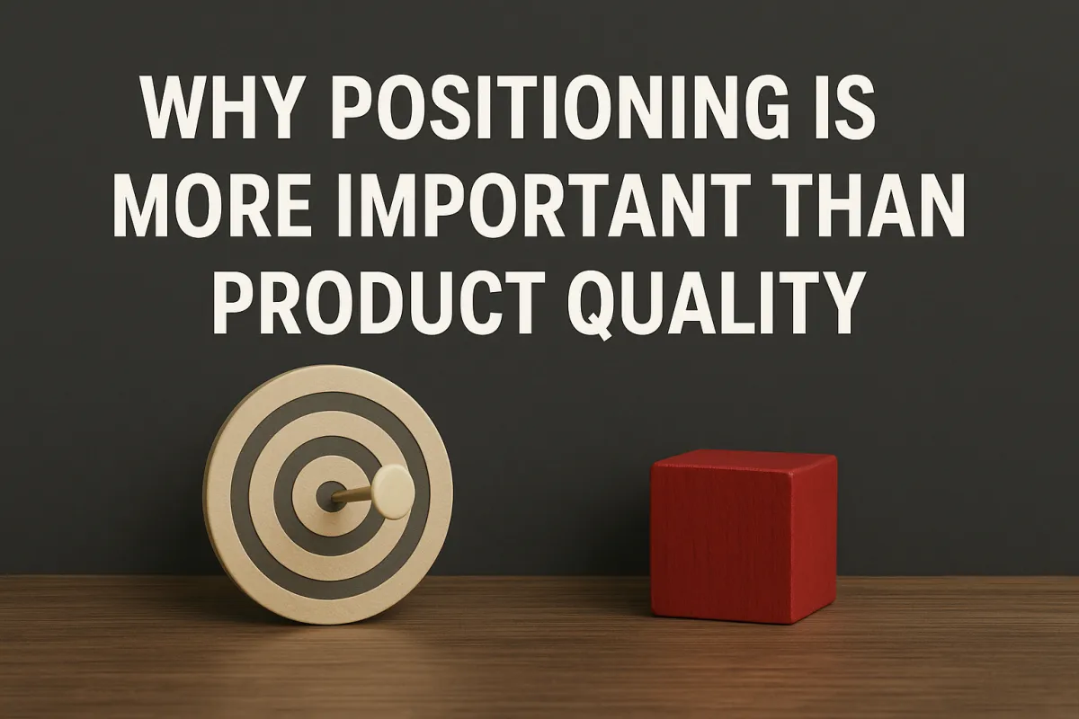 Why Positioning Is More Important Than Product Quality